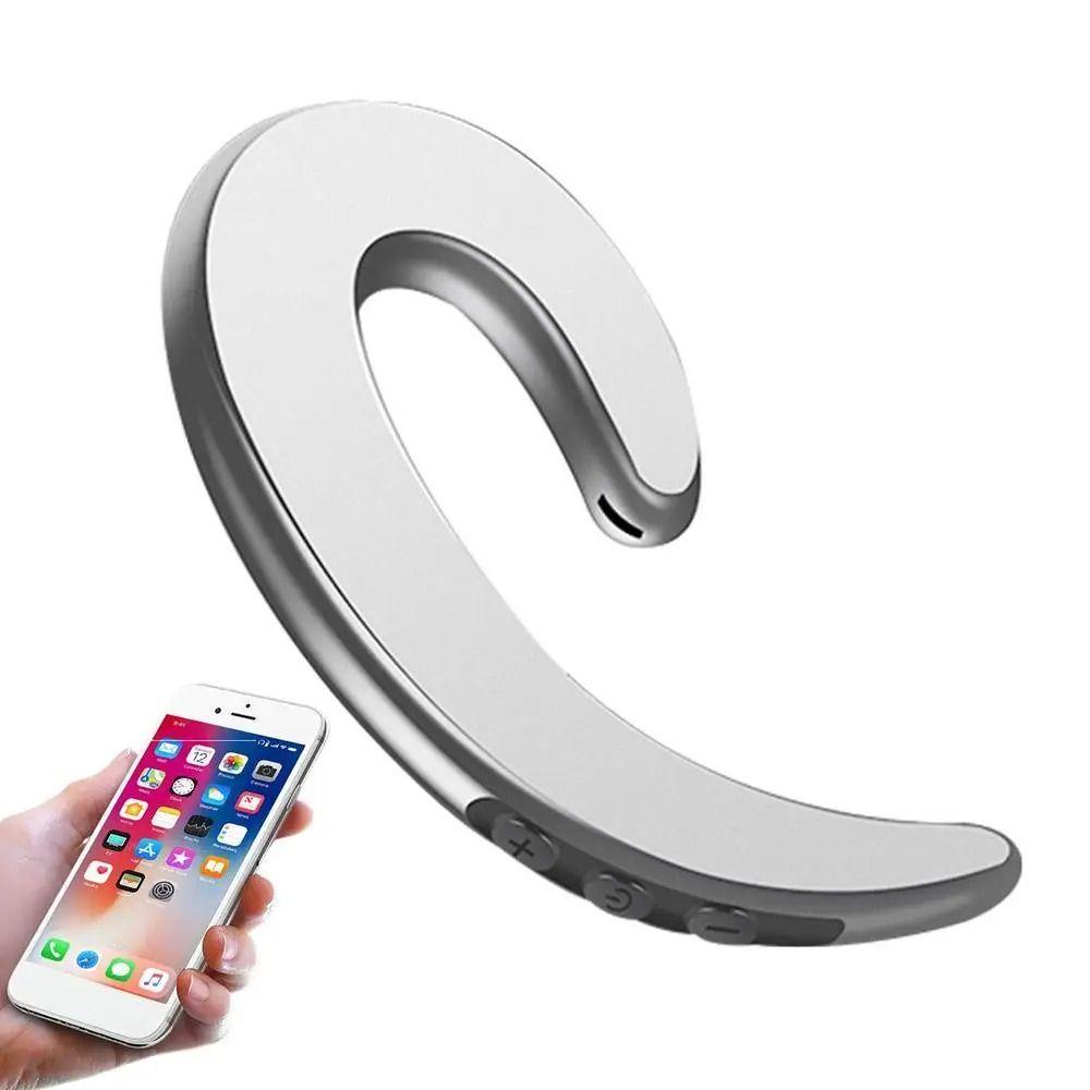 3D Stereo Kabelloser Bluetooth-Kopfhörer Einfarbiger Kabelloser Ohrbügel Sport-Headset Autofahrer