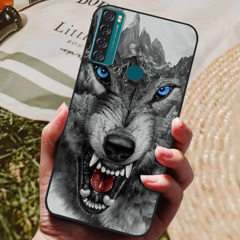 For TCL 20 SE Case Soft Silicone Phone Back Cover For TCL 20 SE TCL20SE TCL20 20SE Cases Coque for TCL 20SE  Fundas Bumper Shell