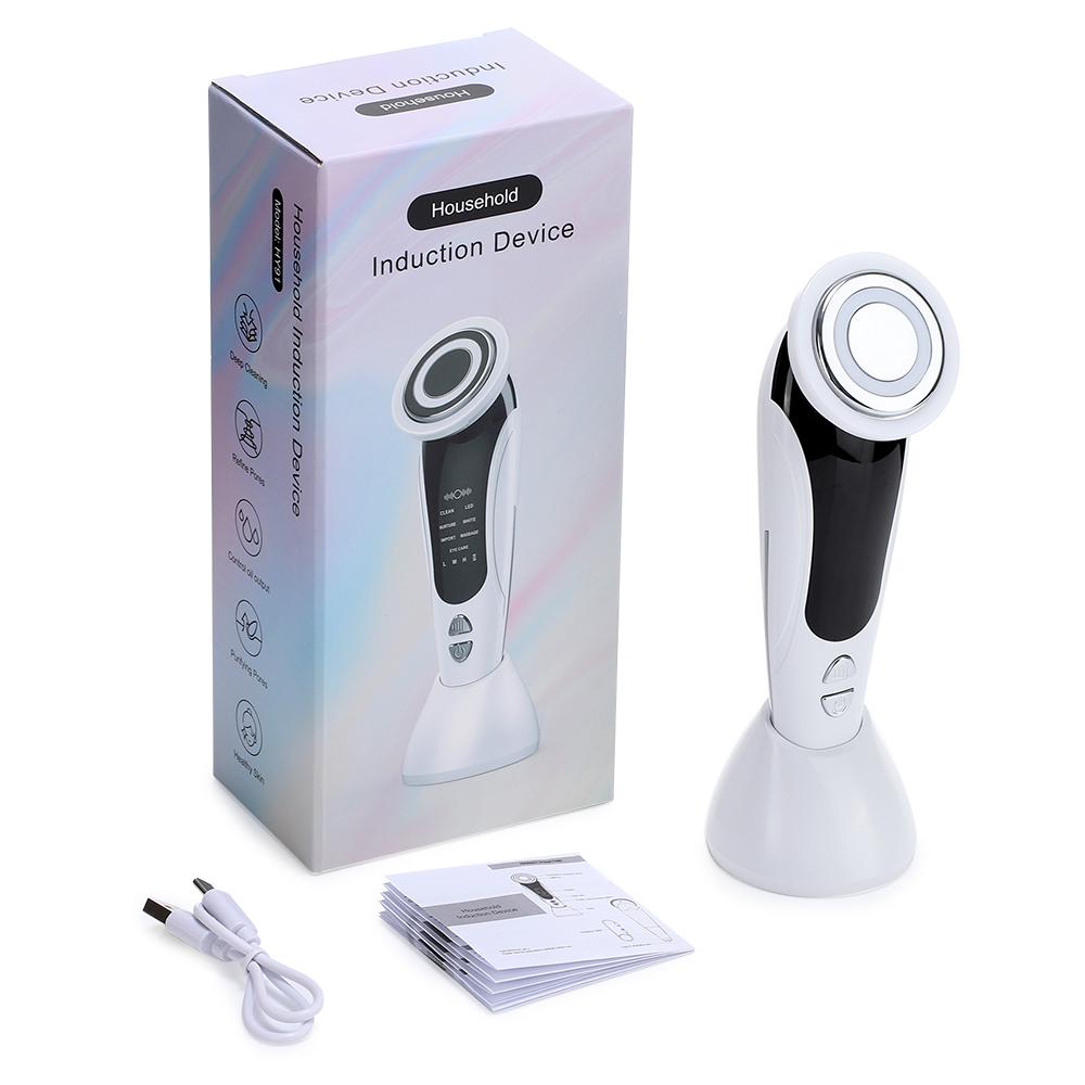 7 IN 1 Face Massager Red Light Therapy Skin Rejuvenation Microcurrent Face Lifting Device Korean Skin Care Blackheads Remover