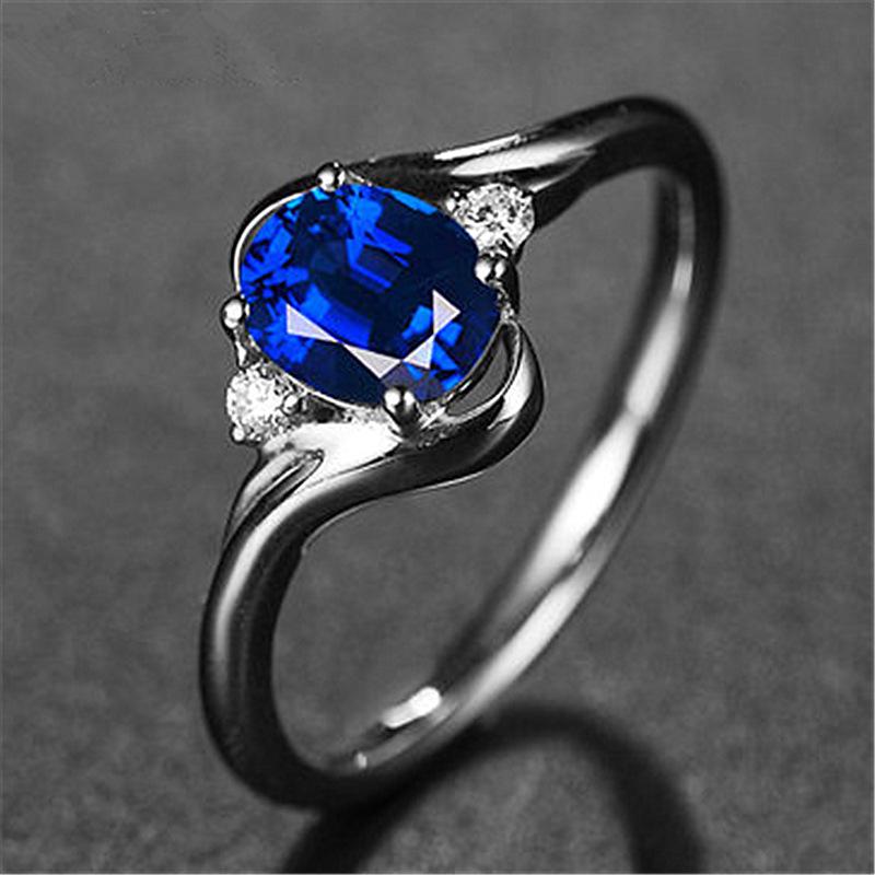 Adjustable Rose Gold Ring with Multicolor Crystals & Zircon Gems - Engagement Jewelry