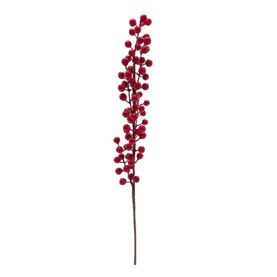 Artificial Red Berry Pick Christmas Holly Berries Stem Faux Plants Foam Berries Branch Xmas Holiday Wedding Party Home Decoration