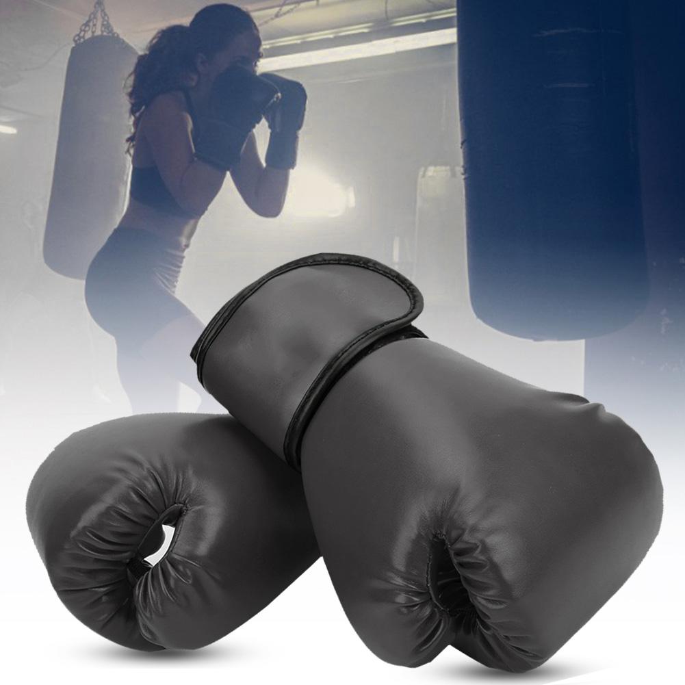 Professionelle PU-Leder Boxhandschuhe Atmungsaktiv Sparring Sandsack Fäustlinge Trainingsausrüstung