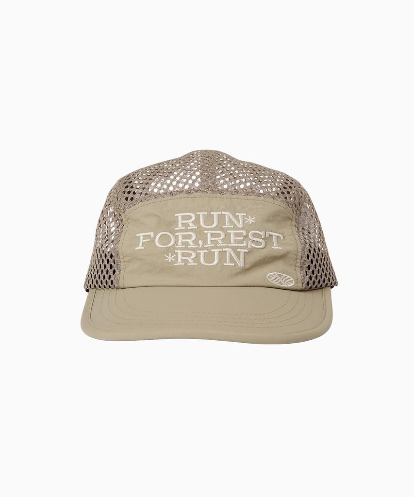 Minasu Run For Rest Run Mesh Camp Cap_Beige