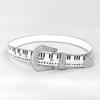 Graffiti Piano Key Note Belt Adjustable Waist Belt Vintage Dress Jeans Belt  Streetwear