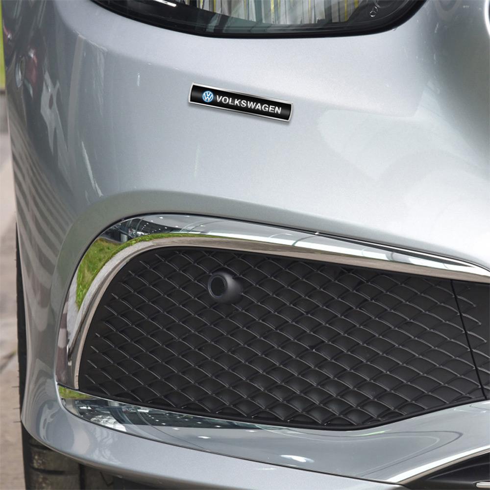 For Volkswagen iro2Car Styling Metal Body Fender Side Window Emblem Sticker valve cap for Volkswagen VW GTI Bora MK7 Golf 5 MK6 Touareg Passat Polo