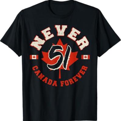 Le Canada n'est pas à vendre T-shirt drôle 51ème État T-shirt unisexe