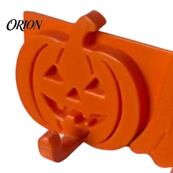 Klebehaken ohne Rückstände Kürbis Geist Schlüsselhaken, 3D-gedruckte Halloween-Wanddekoration, Selbsthaltende Haken zur Aufbewahrung kleiner Gegenstände, Bohrfreies Aufhängen Niedliche Haken