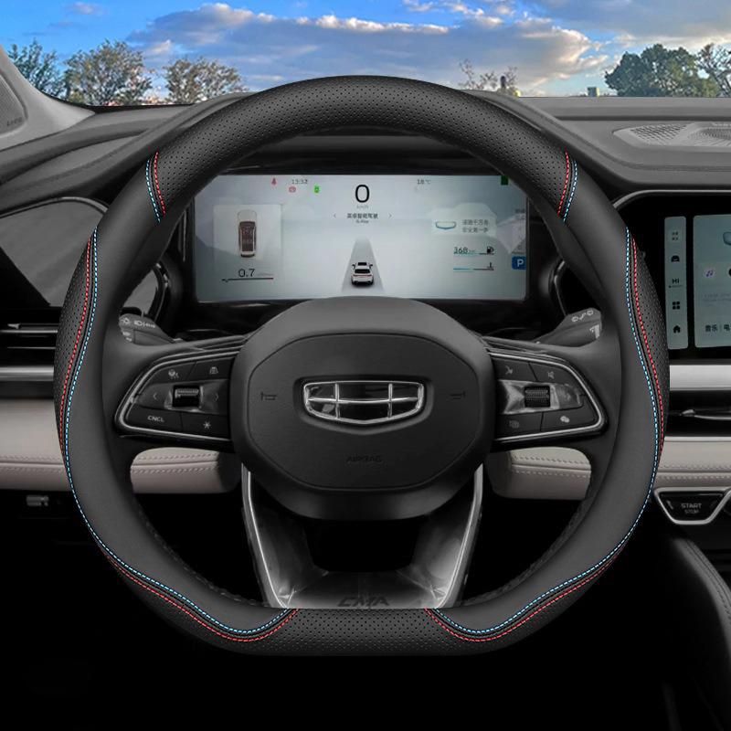 Auto-Lenkradabdeckung Lenkradbezug für Geely Coolray PrefacecXingyue Binyue Monjaro 2026 2026 2026 D-Typ Lenkrad
