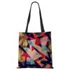Abstract Art Print Shopping Bags Women Folding Reusable Customize Tote Shoulder Bag Canvas Casual Groceries Handbags 2022