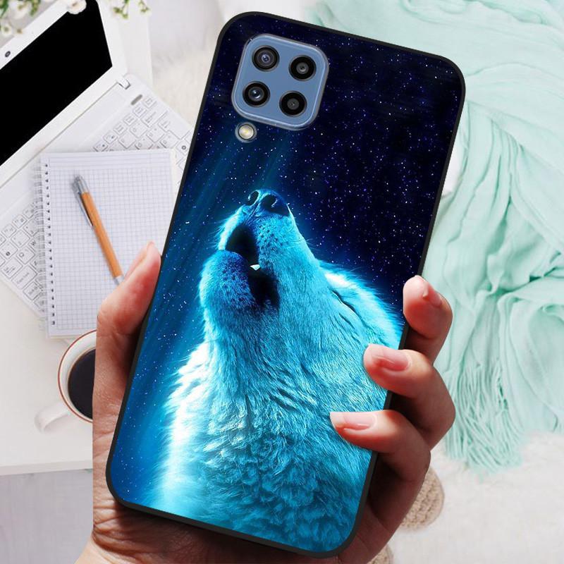 For Samsung M32 Case SM-M325F TPU Luxury Soft Fashion Silicone Phone Case For Samsung Galaxy M32 Coque Back Cover Fundas Shell