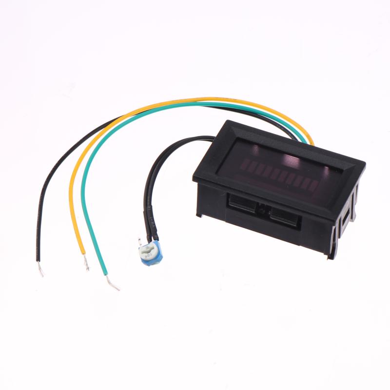 Fuel Level Gauge Indicator 12V Universal Motorcycle Car Oil Scale Meter Led Oil Scale Meter