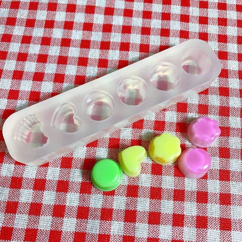 Delicious Pudding Mould Non-sticky Silicone Mold Full Page Resin Jelly Pudding Molds for Baking Cakes Decorations