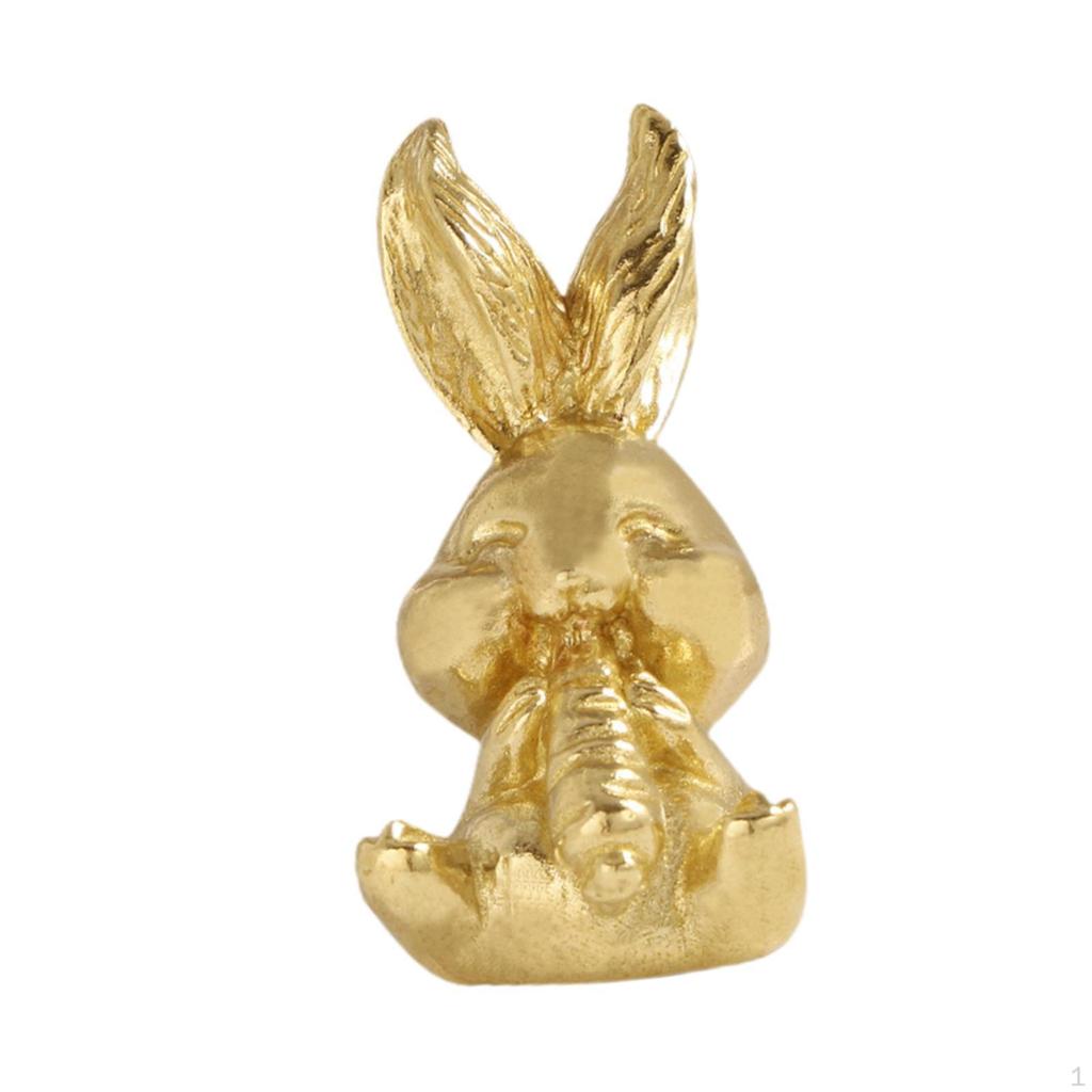Brass Bunny Drawer Pull - Elegant Hardware for Home Decor