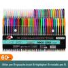 12-Color Glitter Gel Pen Set for Students: Fluorescent Markers for Journals & Notes