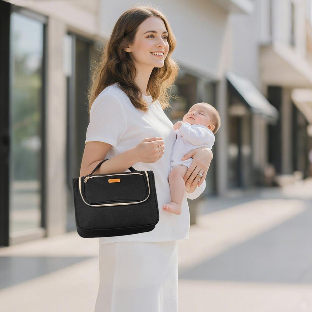 Wearable Breast Pump Bag, Breast Feeding Bag with Waterproof Mat, Fits for M5/M6, Pumping Accessories & Breastmilk Storage, Portable Pump Carrying