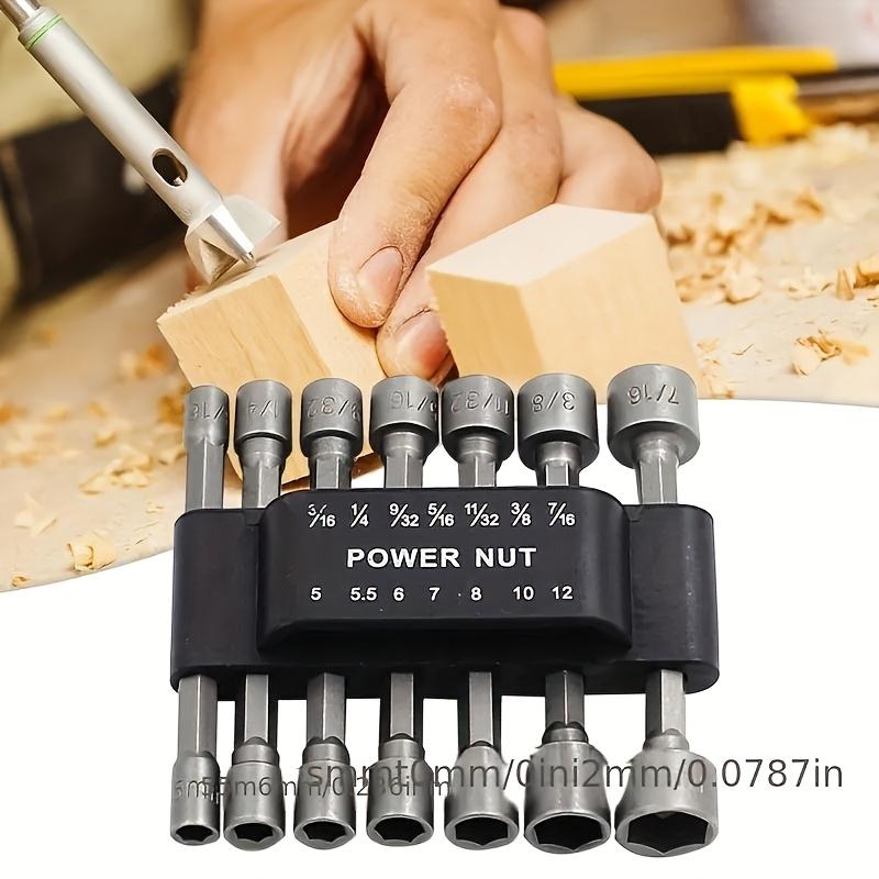 9Pcs14Pcs Hexagonal Handle Impact Non-Magnetic Socket Set Imperial Metric Internal Hexagonal Electric Wrench