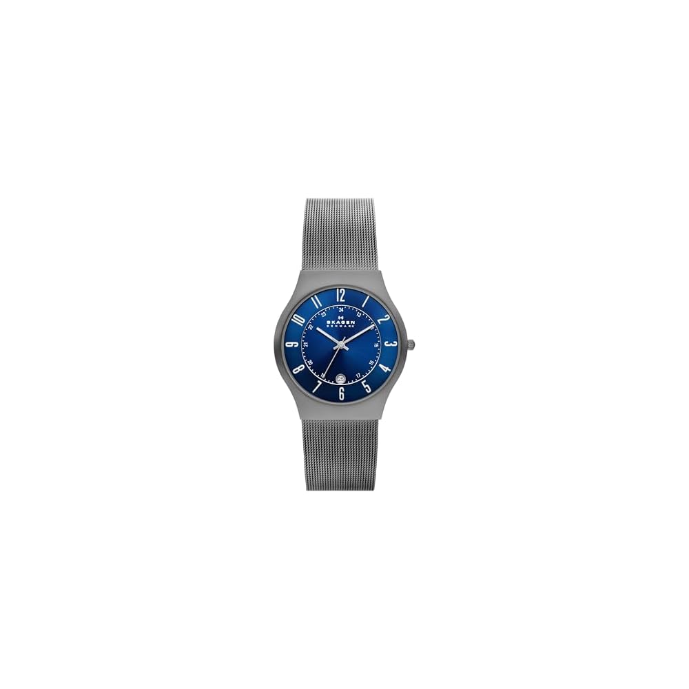 

GRENEN Titanium and Gray Steel Mesh Watch