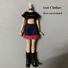 Kids Toys Doll Outfit Skirt Fashion T-shirt Pants Doll Dresses Clothes for 1/6 BJD 27~28cm Doll