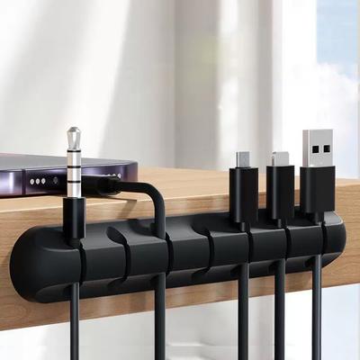 Zelfklevende Kabelhouder Clips Kabelbeheer Draad Organizer voor Bureau USB Oplaadkabel Nachtkastje Stroomkabel Muiskabel