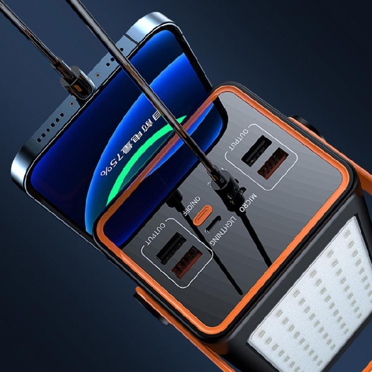 66W Outdoor Camping Light and Mobile Power Adapter 30000mA/50000mAh for Explorers Efficient Battery Power Charger