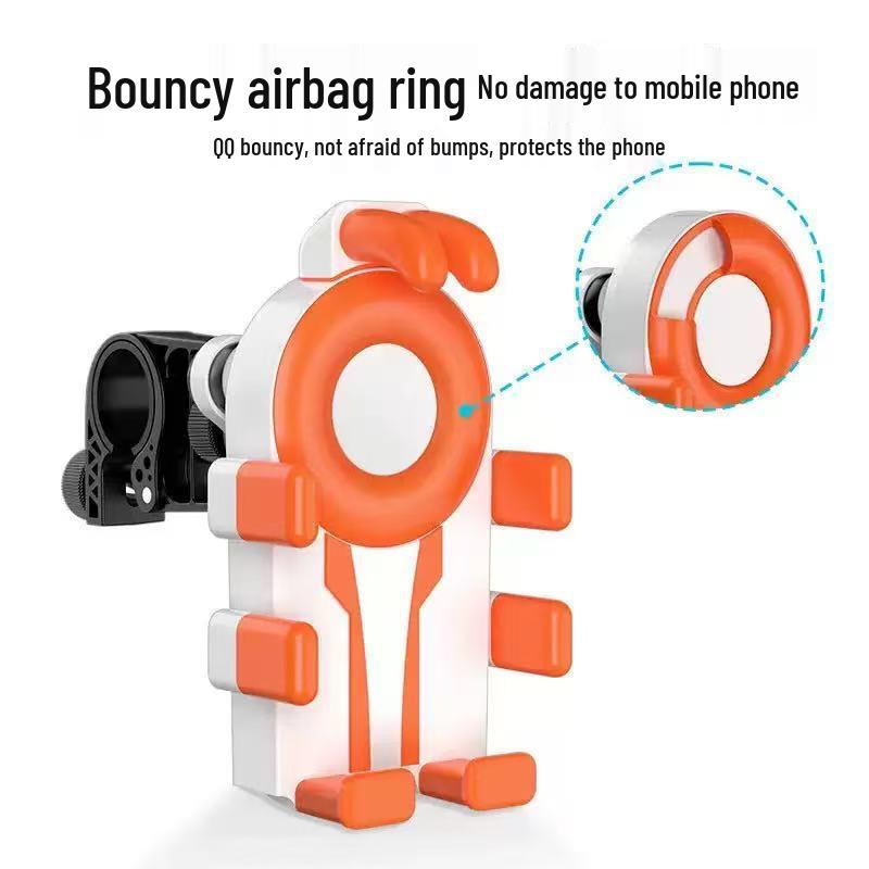 

Octopus 360° Phone Holder: Shockproof, Universal Mount for Bikes, Scooters, and Motorcycles