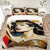 3pcs Wonder Woman Cover Set,Soft Comfortable Duvet Cover,Guest Room (1*Duvet Cover + 2*Pillowcases, Without Core) Yy251024180