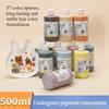 500ml Underglaze Concentrate Pigment 1180-1250°C Firing Ceramic Painting Pottery Non-Lead Ceramic Painting Flower Pot Pigment