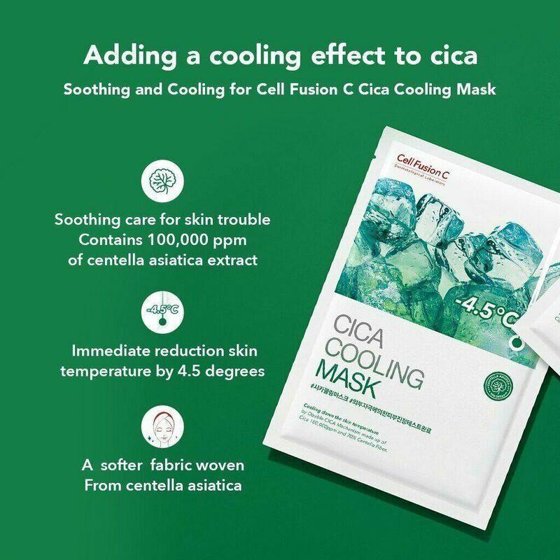 Cell Fusion C Cica Cooling Mask 27g*5EA