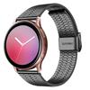 Seven Beads Stainless Steel Dual Buckle Design Watch Band Wrist Strap for Samsung Galaxy Watch 42mm/Watch3 41mm
