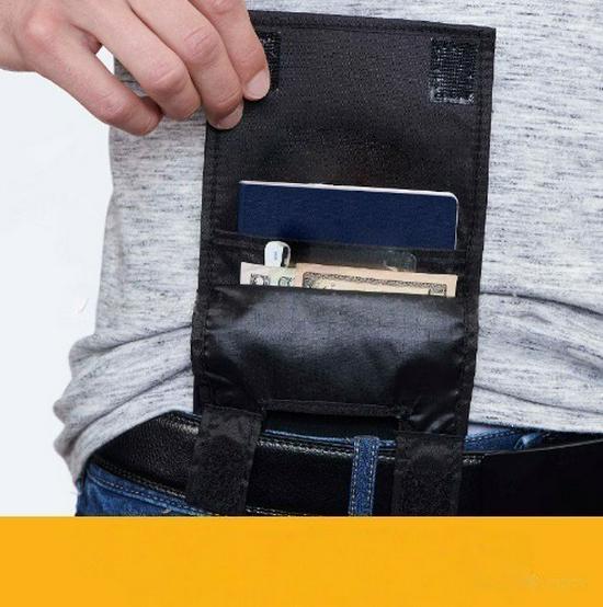 Portafoglio Cintura Sottile Minimalista - Compatto e Conveniente