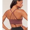 Gymshark Cross Over Sports Bra Burgundy Brown B4b6m Rbqv