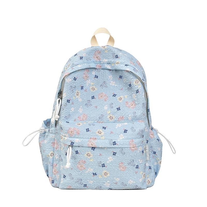 Girl Cute Backpack Large Capacity Versatile Backpack Printed College Student Campus Style School Bag Sweet Backpack