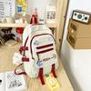 Schoolbag new schoolbag female junior high school Korean version large capacity double backpack primary school students third to sixth grade cute