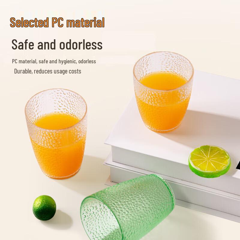 Homeglen Acrylic PC Anti-fall Drinkware (5-Pack)