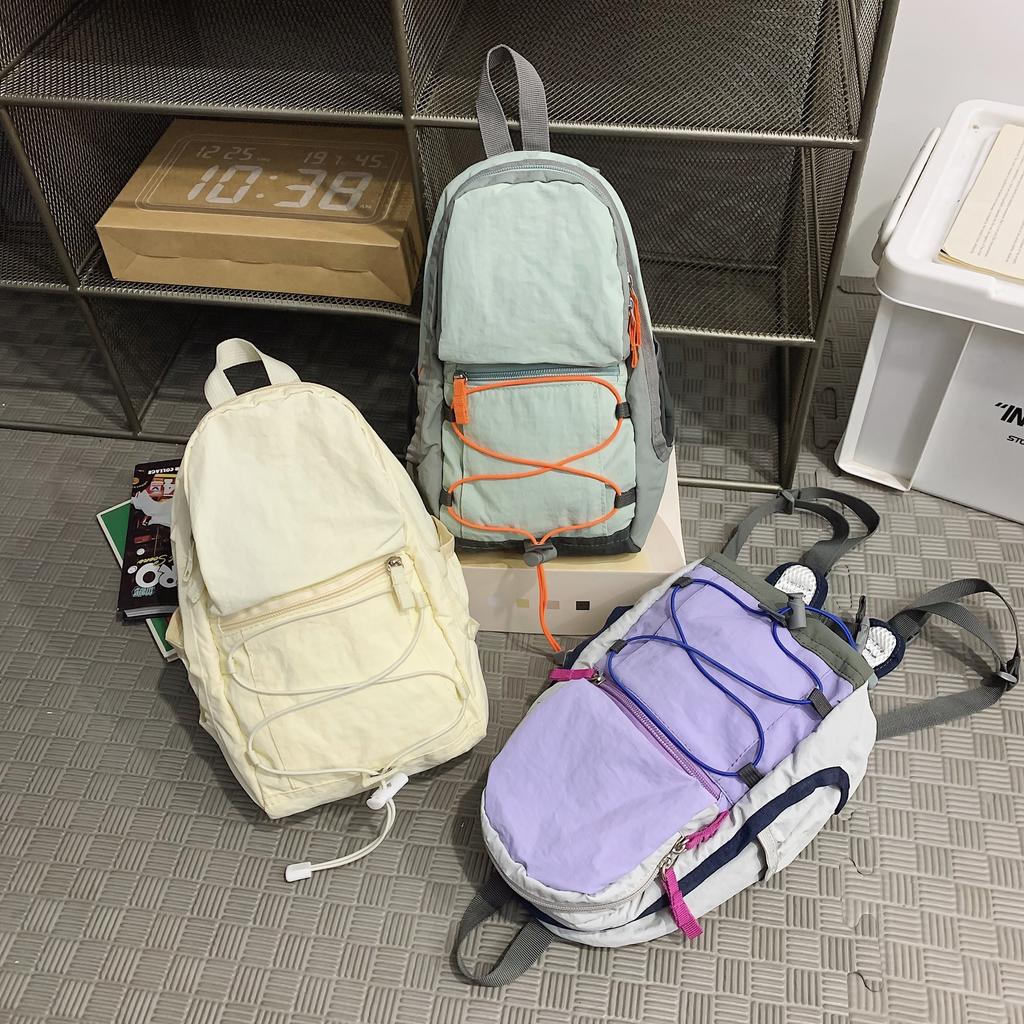 Japanese-Style Mini Casual Backpack, Fashionable Outdoor Sports Cycling Small Backpack, Lightweight Simple Picnic and Hiking Bag