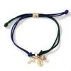 1PC Colorful Rope String Bracelet Virgin Mary Cross Charm Bead Jewelry Adjustable Religious Women's Fashion for Friendship Gift