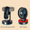 Electric Fan USB/Cigarette Lighter Plug Cooling Fan Foldable Air Circulator Fan for Car SUV Home 4 Gear Car Fan