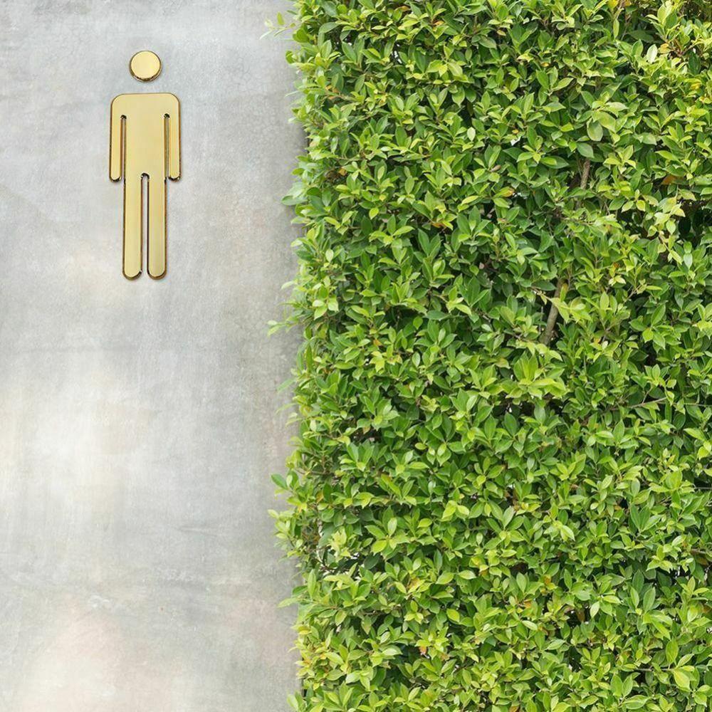 Hotel Restaurant Women Symbol Home Bathroom Sign Toilet Symbol Signage Signboard Toilet Sticker