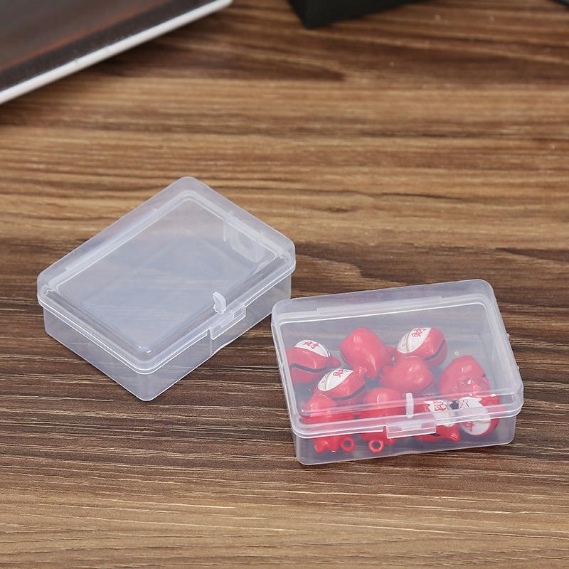 Storage Box With Cover Thick Space Saving Jewelry Medicine Pill Holder Container