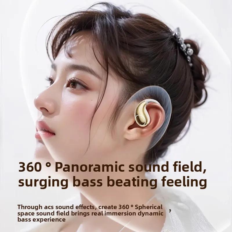 Lenovo TA320 OWS Bluetooth 5.4 Drahtlose Kopfhörer TWS In-Ear 400mAh Akku Überwältigender Surround-Sound Ergonomisch Designte Kopfhörer