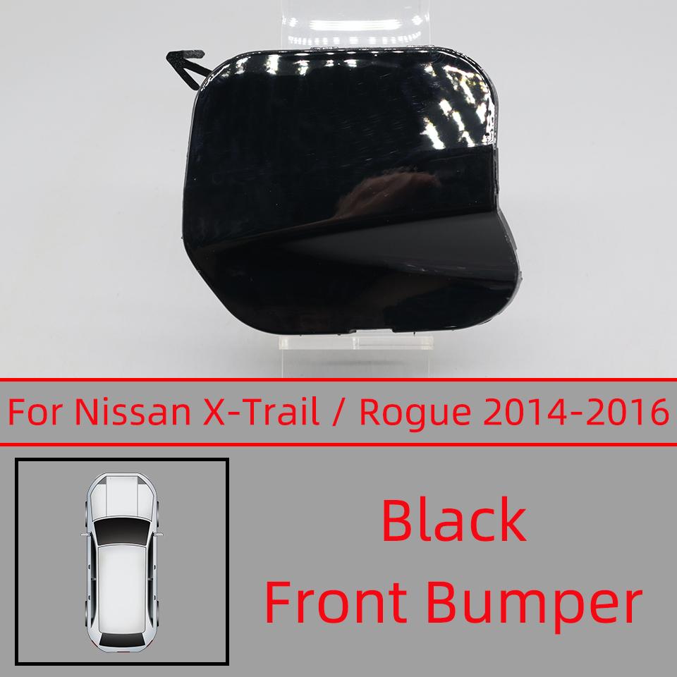 Front Bumper Towing Hook Eye Cover Lid For Nissan X-Trail Rogue T32 2014 2015 2016 Tow Hook Trailer Cap Trim White Black Silver