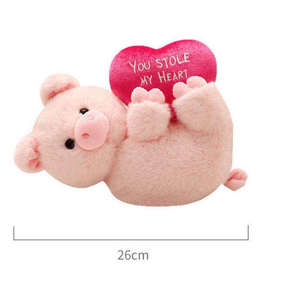 Embrace Love LOVE Heart Elephant Stuffed Toy Pig Infant Plush Elephant Toy Wedding Party Decor