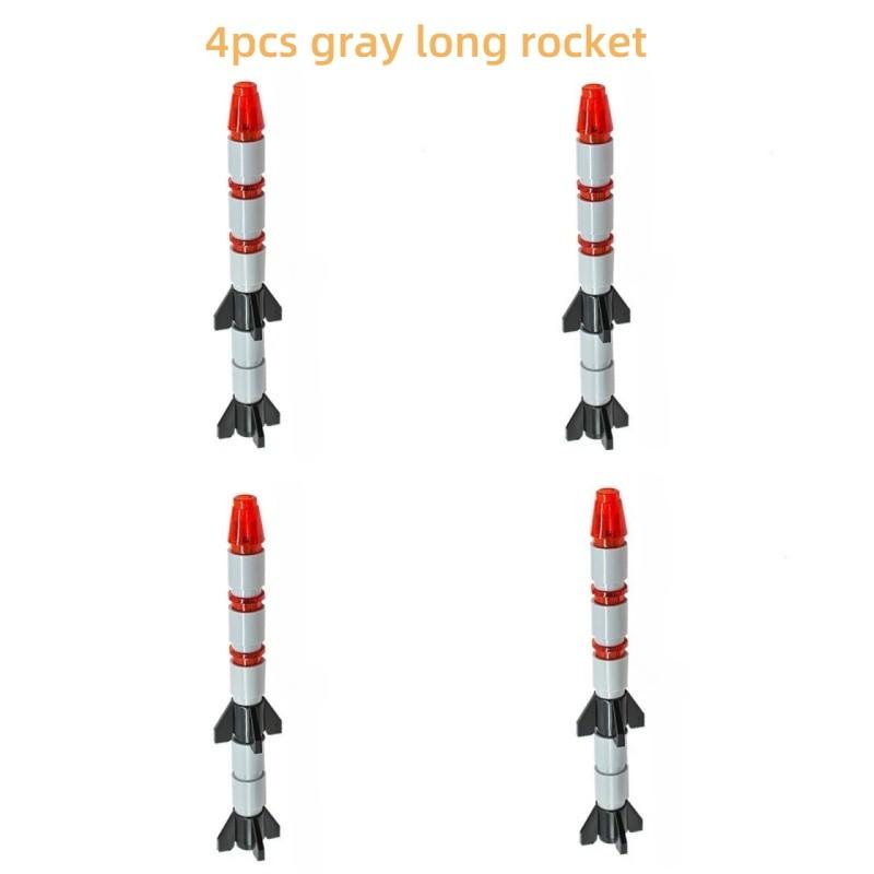 MOC Building Blocks Rocket Launcher Missile Modelling Cannonball Decoration Modification Technical Parts Compatible with Legoeds