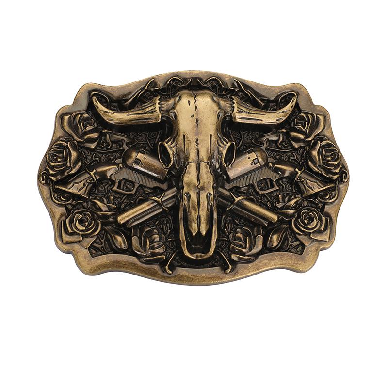 

Boucles de ceinture en alliage métallique pour hommes,accessoires de ceinture faits à la main, bricolage, Style Cowboy occidental Rock
