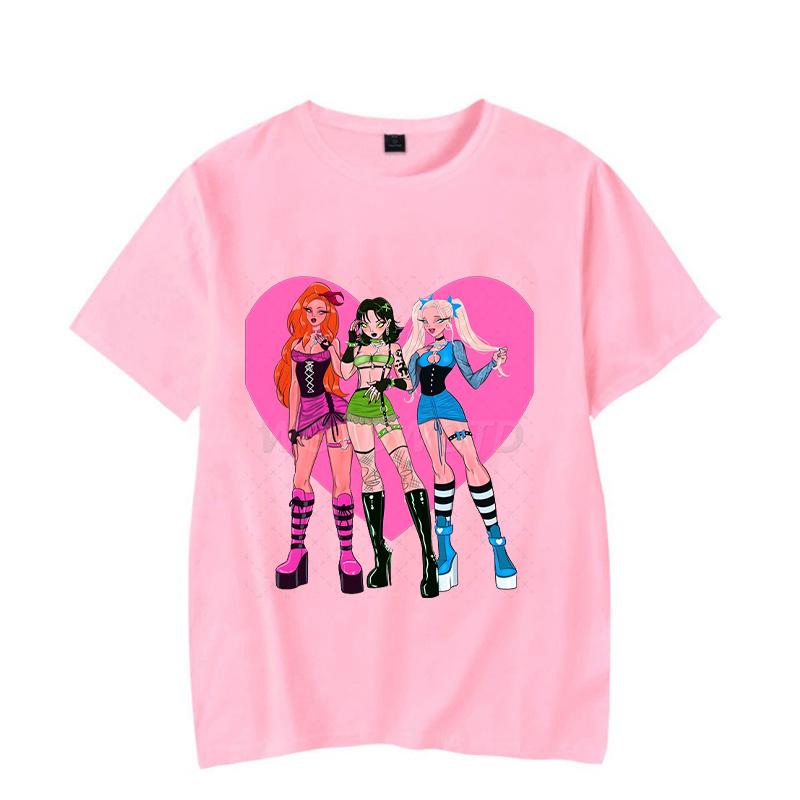Anime Mode KPop Dämonenjäger Sommer Tops Rumi T-Shirt für Männer Frauen Perfektes Geschenk für Fans Neue koreanische Ulzzang T-Shirts