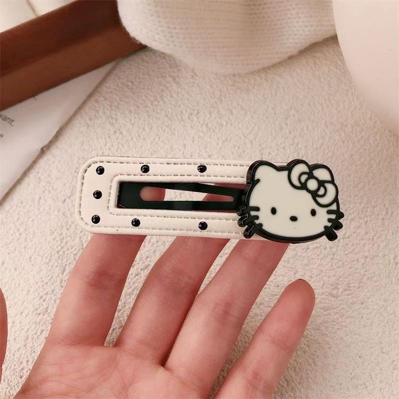 Korean Style Polka Dot Kitty Cat Hair Clip for Girls