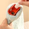 Classic Thickened Rubber Hot Water Bottle with Plush Cover for Warmth