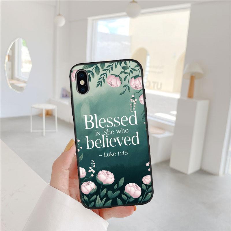 LO16 Bible verse Jesus Christ Case for Samsung M06 M15 M16 M35 M55 M56 A36 A42 A50 A50S A51 A52 A32 A33 A05 A05S A06 A16 A20