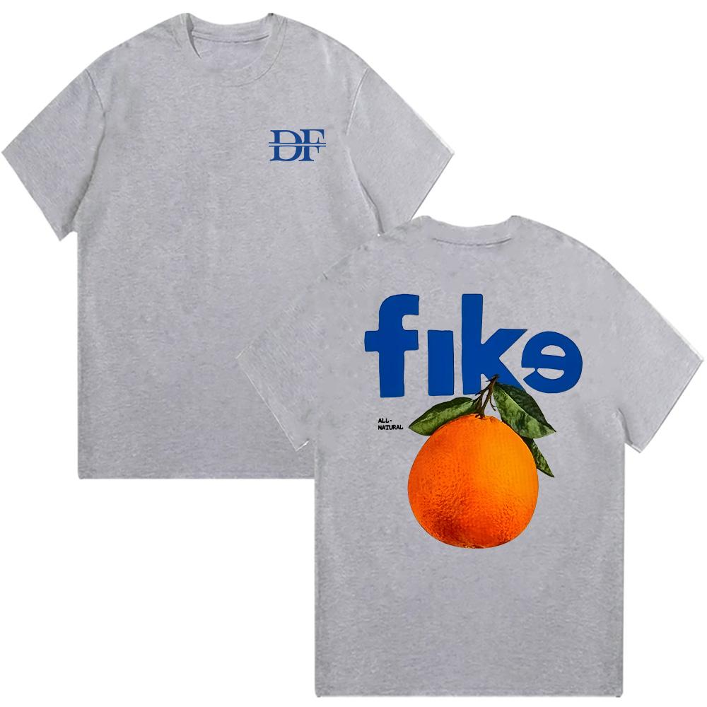 Dominic Fike Orange T-shirt Dominic Fike Merch Women Men Fashion Casual Cotton Short Sleeve Tee Trendy Creative Graphic T Shirts