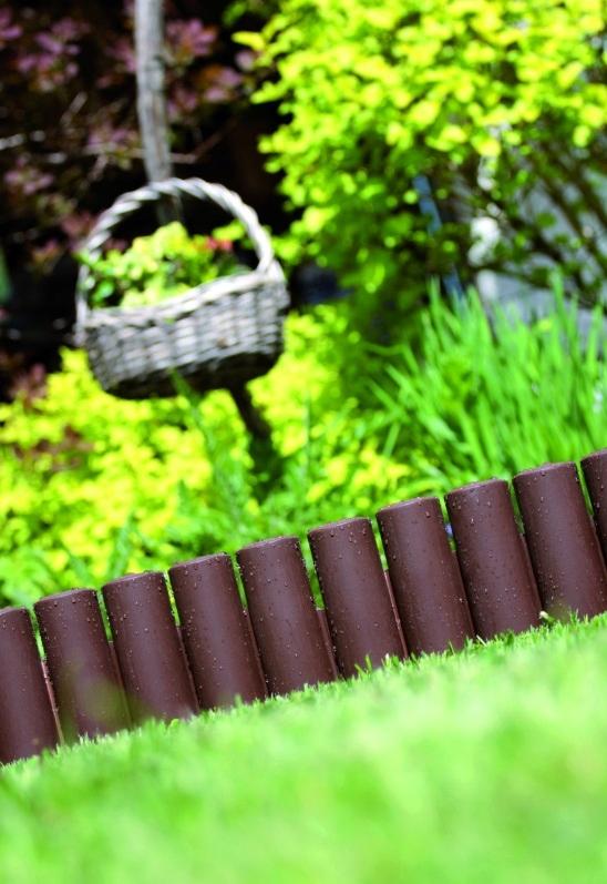 Garden Plastic Border Palisade in , 2.4m, for Lawn
